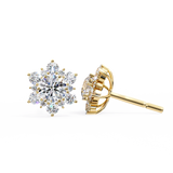 WOKE ™ Moissanite SNOWFLAKE Studs