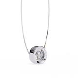 WOKE ™ VVS-F Lab Grown Diamond .45 Carat Round Bezel pendant
