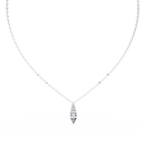 WOKE ™ VVS-F Lab Grown Diamond .75 Carat Emerald Triangle chain pendant