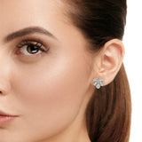 WOKE™ BOW tie Moissanite EARRINGS
