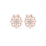 0.578 CT Round Lab Grown Diamond Studs in 9K Gold/14 Gold |WOKE