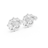 0.578 CT Round Lab Grown Diamond Studs in 9K Gold/14 Gold |WOKE