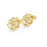 0.578 CT Round Lab Grown Diamond Studs in 9K Gold/14 Gold |WOKE