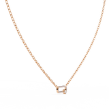 WOKE ™ VVS-F Lab Grown Diamond .45 Carat Oval cut Hexagonal chain pendant