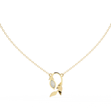 WOKE ™ VVS-F Lab Grown Diamond .35 Carat Emerald Triangle chain pendant
