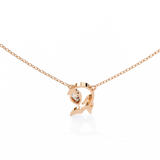 WOKE ™ VVS-F Lab Grown Diamond .35 Carat Emerald Triangle chain pendant