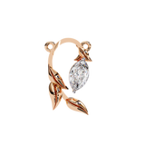 WOKE ™ VVS-F Lab Grown Diamond .35 Carat Emerald Triangle chain pendant