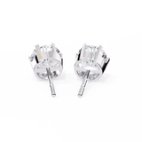 WOKE ™ VVS-F Lab Grown Round cut Diamond Studs in 14/18k Gold