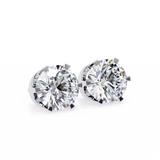 WOKE ™ VVS-F Lab Grown Round cut Diamond Studs in 14/18k Gold