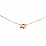 WOKE ™ VVS-F Lab Grown Diamond .45 Carat Heart cut chain pendant