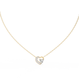 WOKE ™ VVS-F Lab Grown Diamond .45 Carat Heart cut chain pendant