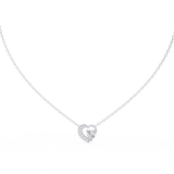 WOKE ™ VVS-F Lab Grown Diamond .45 Carat Heart cut chain pendant