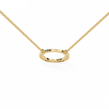 WOKE ™ VVS-F Lab Grown Diamond .45 Carat Round halo chain pendant