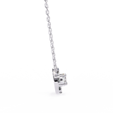 WOKE ™ VVS-F Lab Grown Diamond .85 Carat Round halo chain pendant