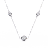 WOKE ™ VVS-F Lab Grown Diamond .85 Carat Hexagonal chain pendant