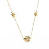 WOKE ™ VVS-F Lab Grown Diamond .85 Carat Hexagonal chain pendant