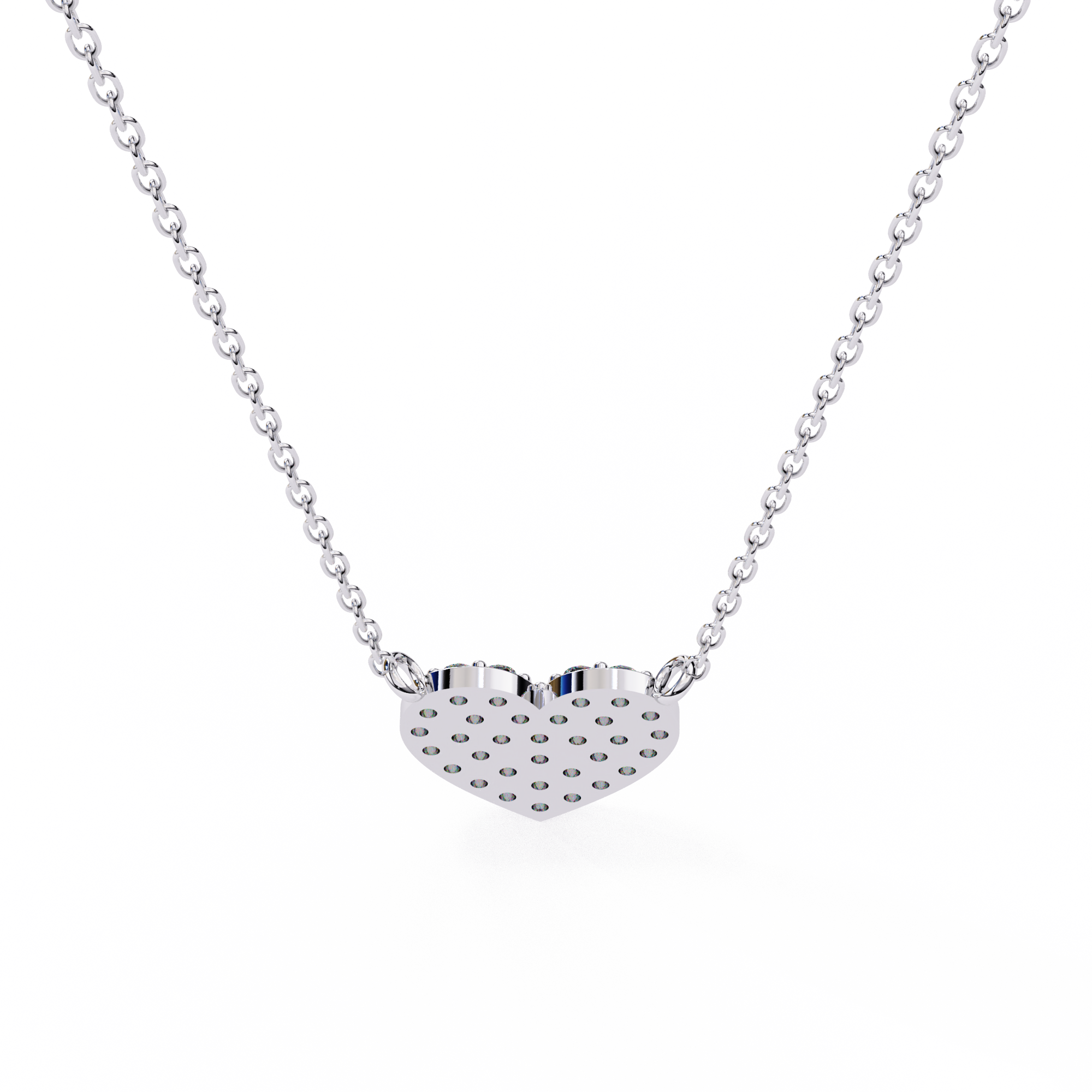 WOKE ™ VVS-F Lab Grown Diamond .50 Carat Hexagonal chain pendant