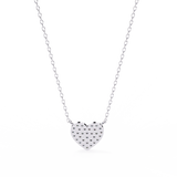 WOKE ™ VVS-F Lab Grown Diamond .50 Carat Hexagonal chain pendant