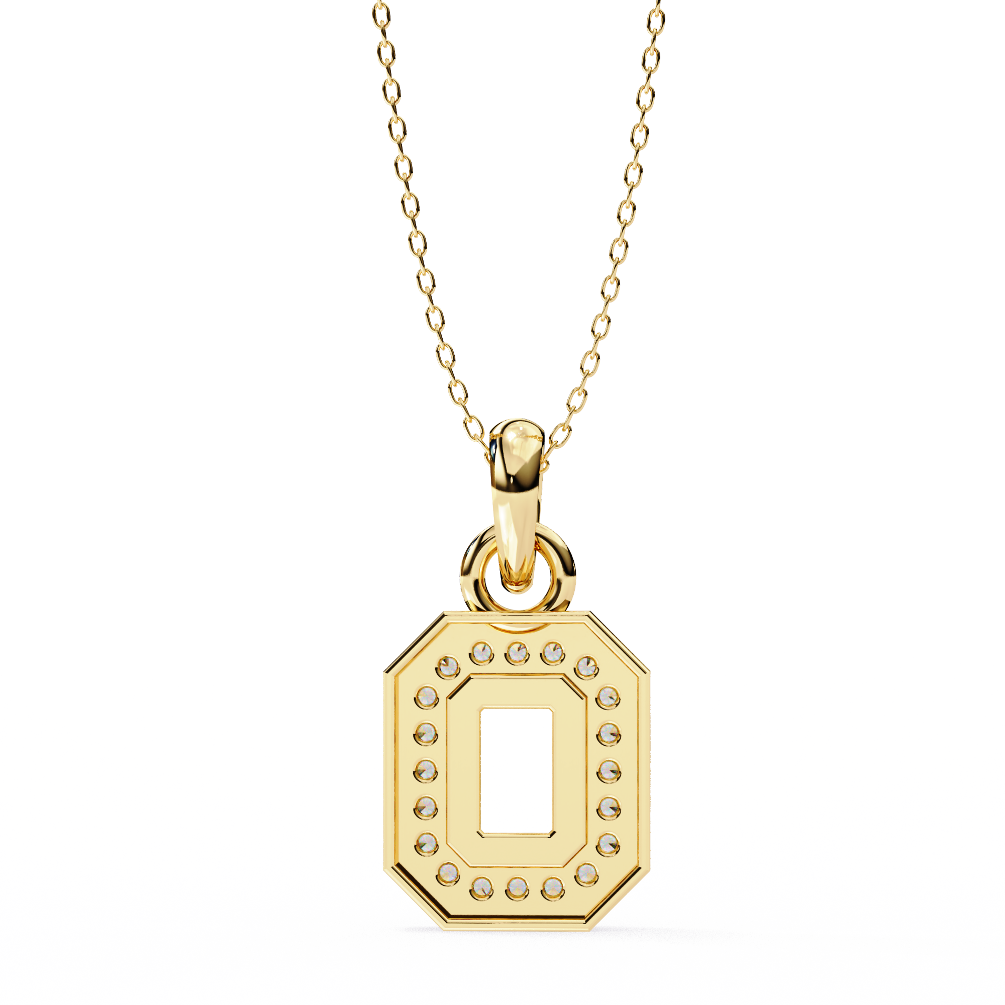 WOKE ™ VVS-F Lab Grown Diamond .50 Carat Hexagonal pendant (NO CHAIN)