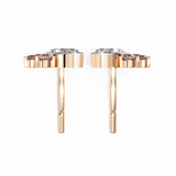 WOKE ™ VVS-F Lab Grown 1.6 Carat Marquise cut Diamond earrings in 14/18k Gold