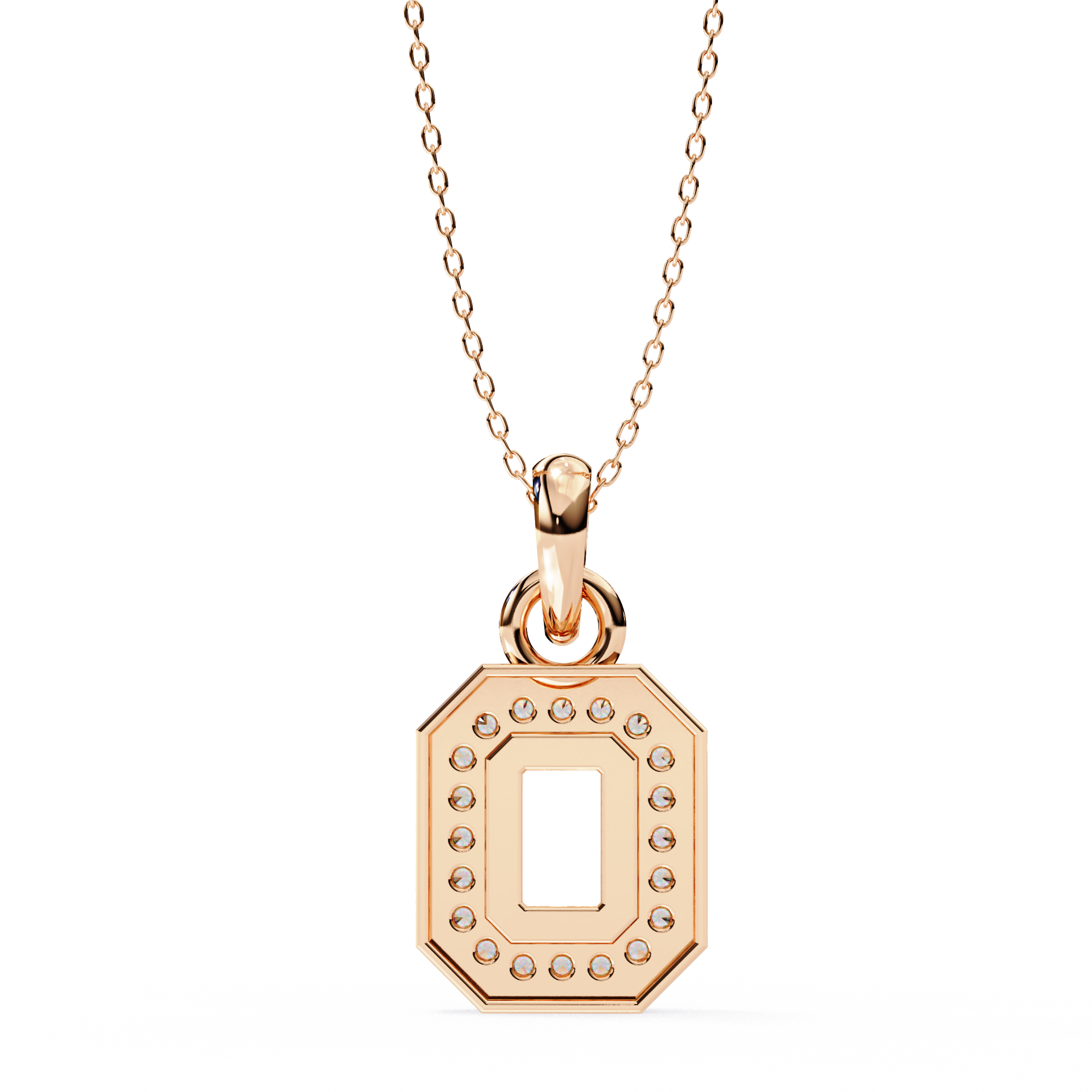 WOKE ™ VVS-F Lab Grown Diamond .50 Carat Hexagonal pendant (NO CHAIN)