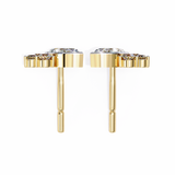 WOKE ™ VVS-F Lab Grown 1.6 Carat Marquise cut Diamond earrings in 14/18k Gold