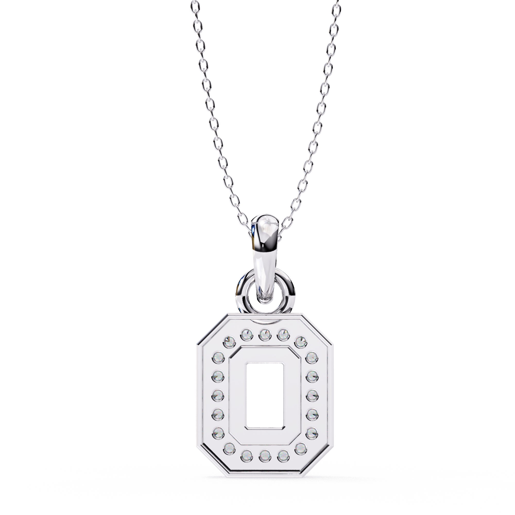 WOKE ™ VVS-F Lab Grown Diamond .50 Carat Hexagonal pendant (NO CHAIN)