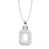 WOKE ™ VVS-F Lab Grown Diamond .50 Carat Hexagonal pendant (NO CHAIN)