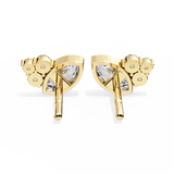 WOKE ™ VVS-F Lab Grown 1.6 Carat Marquise cut Diamond earrings in 14/18k Gold