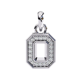 WOKE ™ VVS-F Lab Grown Diamond .50 Carat Hexagonal pendant (NO CHAIN)