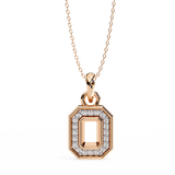 WOKE ™ VVS-F Lab Grown Diamond .50 Carat Hexagonal pendant (NO CHAIN)