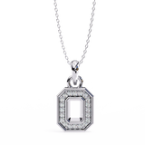 WOKE ™ VVS-F Lab Grown Diamond .50 Carat Hexagonal pendant (NO CHAIN)