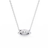 WOKE ™ VVS-F Lab Grown 1.00 Carat Marquise cut Diamond pendant | ( No chain