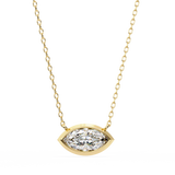 WOKE ™ VVS-F Lab Grown 1.00 Carat Marquise cut Diamond pendant | ( No chain