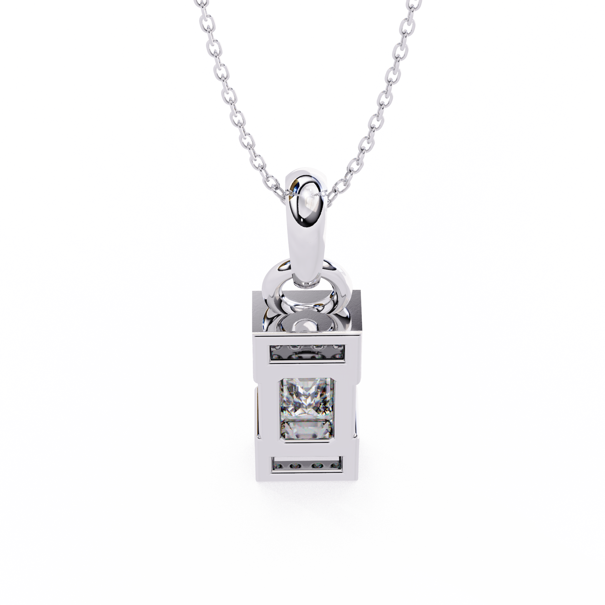 WOKE ™ VVS-F Lab Grown Diamond 1.20 Carat pendant (NO CHAIN)