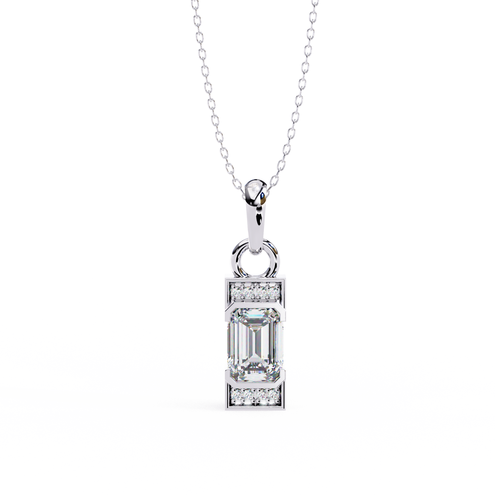 WOKE ™ VVS-F Lab Grown Diamond 1.20 Carat pendant (NO CHAIN)