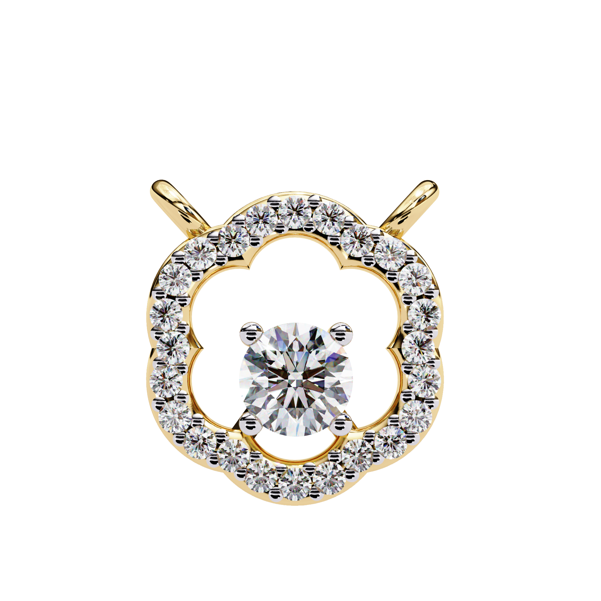 WOKE ™ VVS-F Lab Grown Diamond .40 Carat pendant (NO CHAIN)