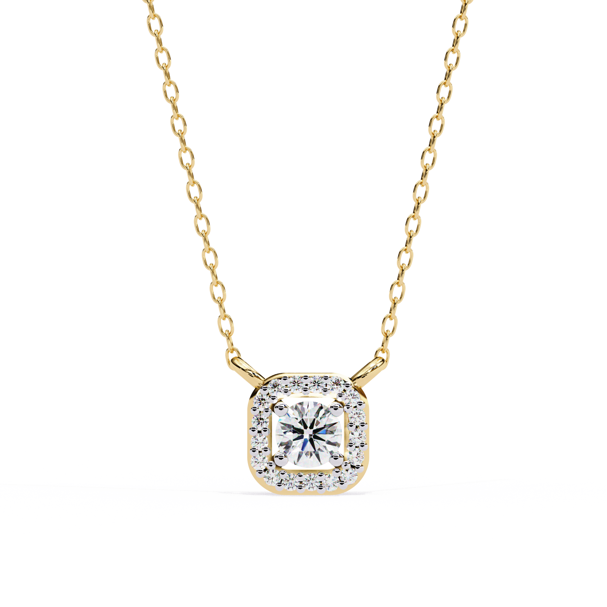 WOKE ™ VVS-F Lab Grown Diamond .70 Carat chain pendant