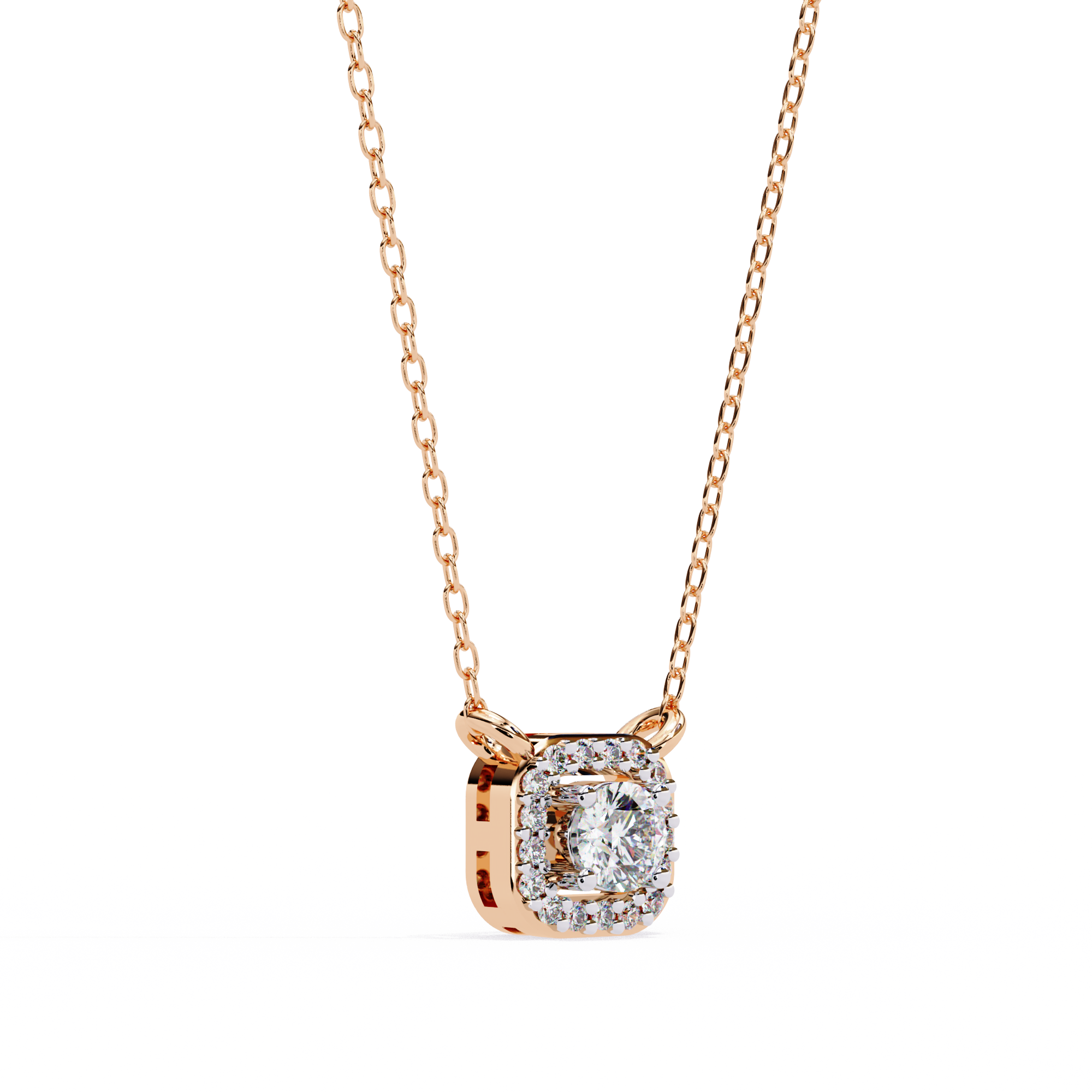 WOKE ™ VVS-F Lab Grown Diamond .70 Carat chain pendant