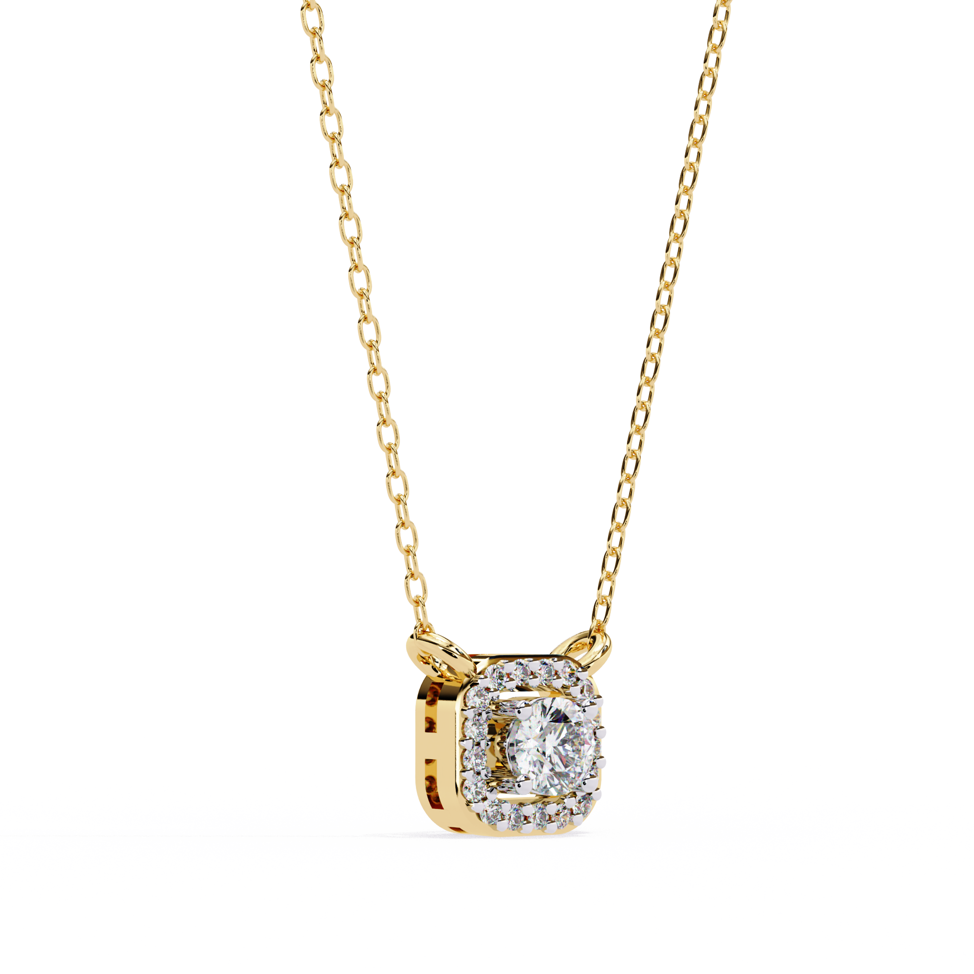 WOKE ™ VVS-F Lab Grown Diamond .70 Carat chain pendant