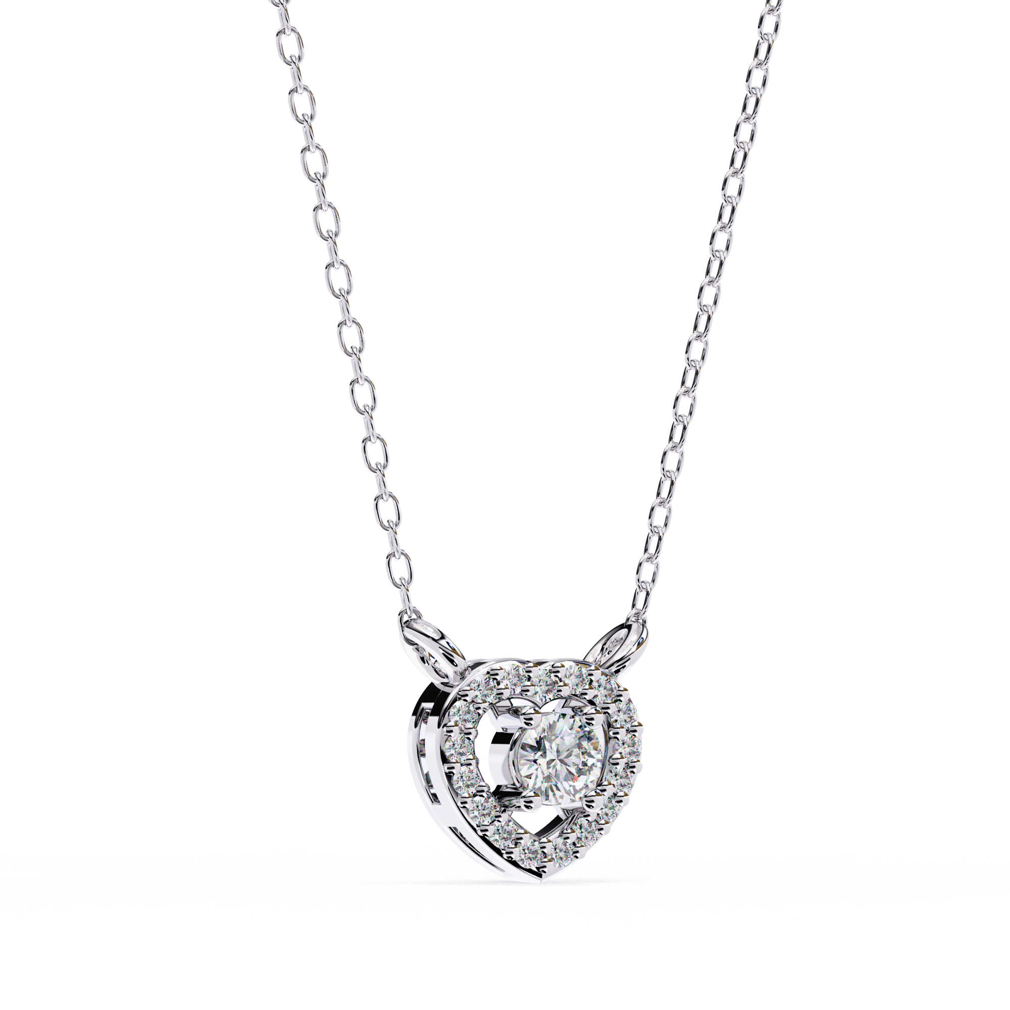 WOKE ™ VVS-F Lab Grown Diamond .70 Carat chain pendant