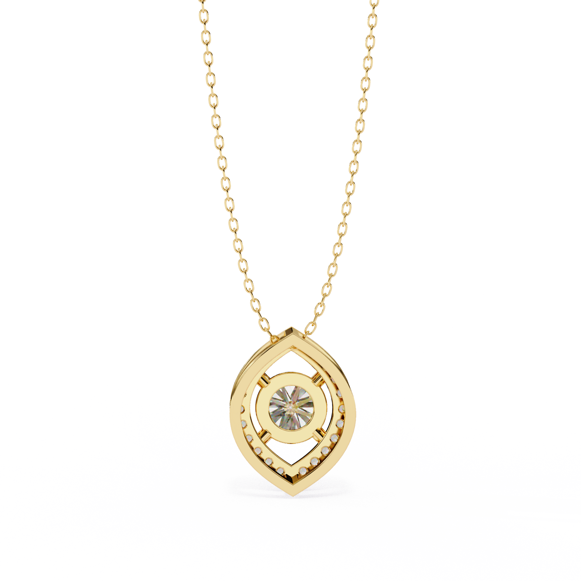 WOKE ™ VVS-F Lab Grown Diamond .70 Carat chain pendant