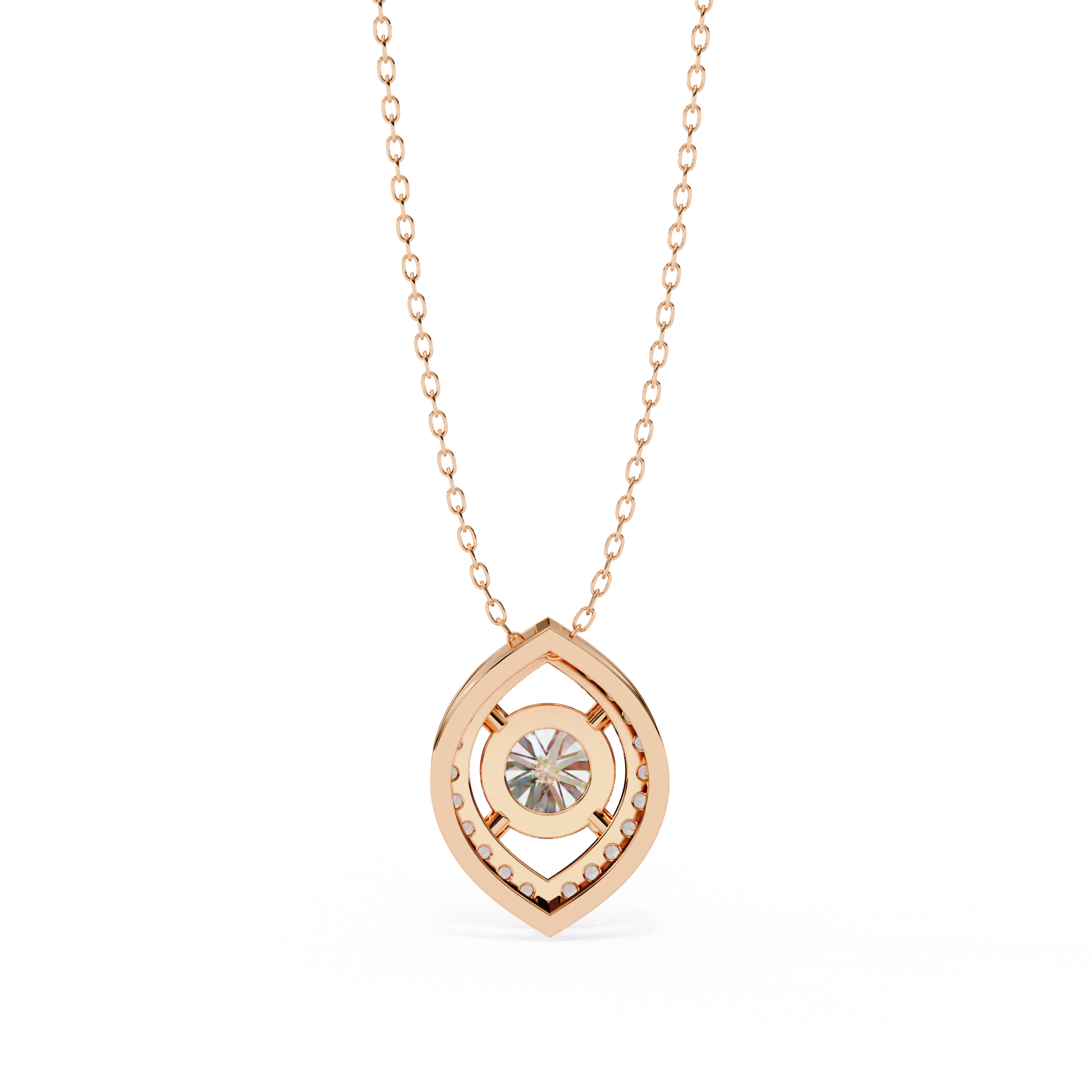 WOKE ™ VVS-F Lab Grown Diamond .70 Carat chain pendant