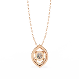 WOKE ™ VVS-F Lab Grown Diamond .70 Carat chain pendant