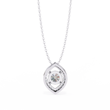 WOKE ™ VVS-F Lab Grown Diamond .70 Carat chain pendant