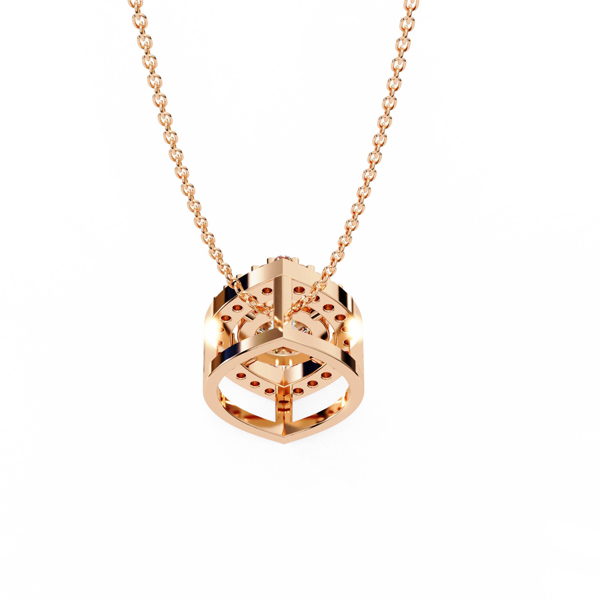 WOKE ™ VVS-F Lab Grown Diamond .70 Carat chain pendant