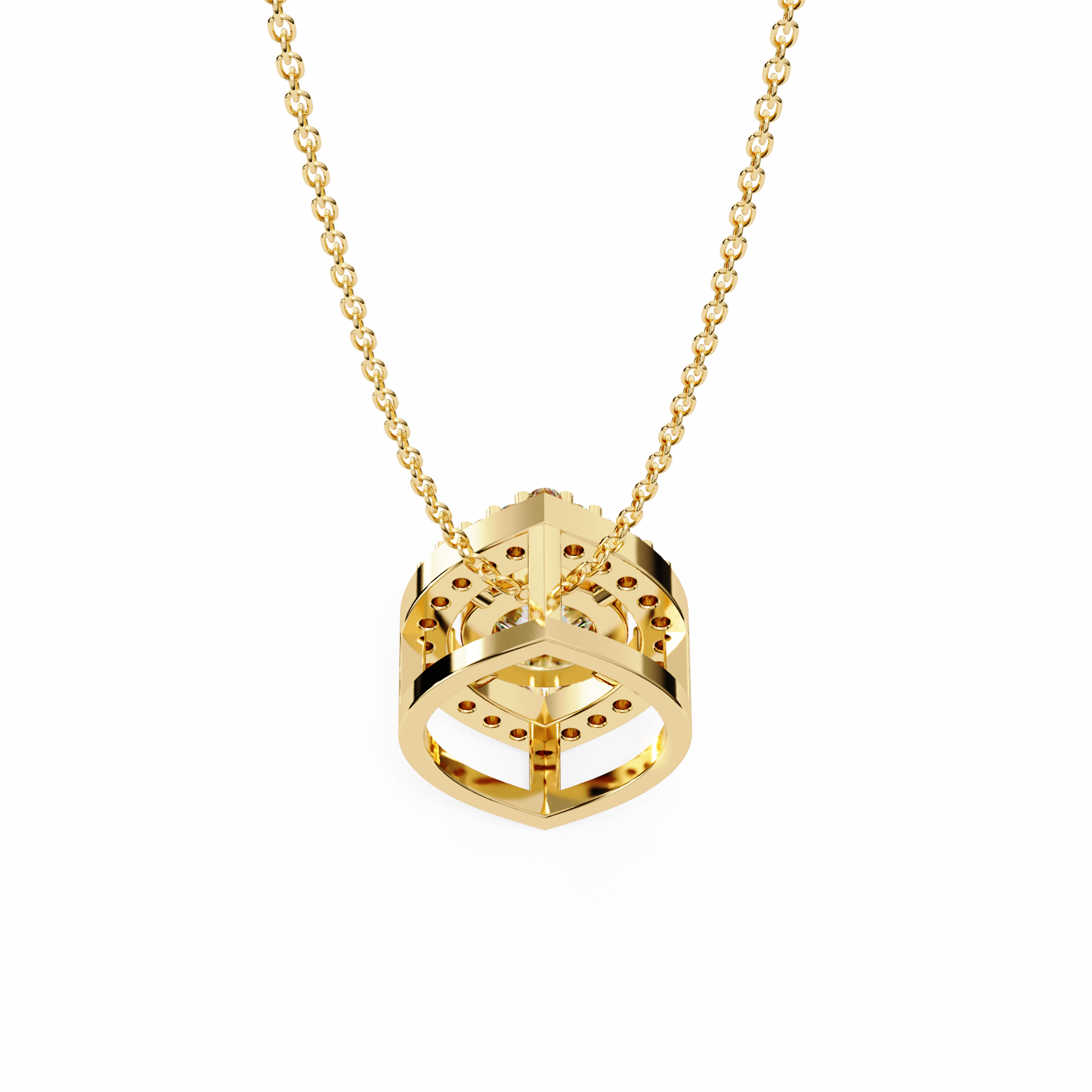 WOKE ™ VVS-F Lab Grown Diamond .70 Carat chain pendant