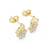 0.65 CT Round Lab Grown Diamond Studs in 9K/14K Gold |WOKE