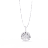 WOKE ™ VVS-F Lab Grown Diamond .60 Carat DOUBLE HALO pendant