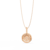 WOKE ™ VVS-F Lab Grown Diamond .60 Carat DOUBLE HALO pendant
